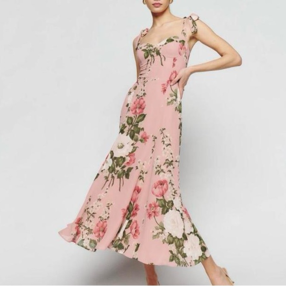 Reformation Nadira Dress Rose Garden